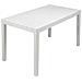 Tavolo Da Esterno Vasto, Tavolo Rettangolare Da Pranzo, Tavolo Da Giardino Indoor E Outdoor Multiuso, 100% Made In Italy, 138x78h72 Cm, Bianco - Foto miniatura 2