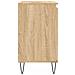 Mobile Da Bagno Rovere Sonoma 58x33x60 Cm In Legno Multistrato - Foto miniatura 4