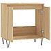 Mobile Da Bagno Rovere Sonoma 58x33x60 Cm In Legno Multistrato - Foto miniatura 6