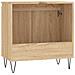 Mobile Da Bagno Rovere Sonoma 58x33x60 Cm In Legno Multistrato - Foto miniatura 7