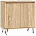Mobile Da Bagno Rovere Sonoma 58x33x60 Cm In Legno Multistrato - Foto miniatura 1