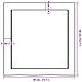 Piano Bagno Marrone Scuro 40x40x (2-4) cm Legno Massello Trattato - Foto miniatura 9
