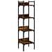 Libreria 4 Ripiani Rovere Fumo 35x30x138,5 Cm Legno Multistrato - Foto miniatura 2