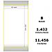 White 57x102mm, 1432 Et /rotolo Z-2000d, 2.2x4x3 Core, 8 Rolls - Foto miniatura 1