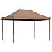 Tenda Da Festa Pieghevole Pop-up Marrone 410x279x315 Cm - Foto miniatura 2