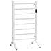 Scaldasalviette Elettrico A 8 Barre Con Timer E Controllo Temperatura, 50x45x80 Cm, Bianco - Foto miniatura 1