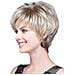 Parrucca Corta Chic Da Donna: Super Leggera E Traspirante Pale Blonde Modello 2 - Foto miniatura 3