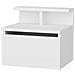 Visby Comodino Sospeso Bianco Con Cassetto E Ripiano - Foto miniatura 3