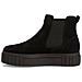 Black Casual Closed Booties Stivaletti Pelle Scarpe Donna Nero Eu 36, 1-25460-41 001 - Foto miniatura 3