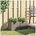 Fioriere da Giardino 2 pz Grigie 36x30x32 cm in Polyrattan - Foto miniatura 8