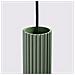Lampada A Sospensione Karbon 3p Verde Oliva Sl. 1614 - Minimalista Lampada A Sospensione Verde Oliva 108x19.5x19.5 Cm - Foto miniatura 7