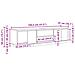 Mobile Porta TV con Luci LED Legno Antico 193,5x41x50 cm - Foto miniatura 7