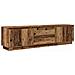 Mobile Porta TV con Luci LED Legno Antico 193,5x41x50 cm - Foto miniatura 8