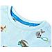 Maglietta da Bambino Azzurro Mélange 128 - Foto miniatura 3