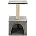 Lusso Casadino -  Albero Per Gatti Con Tiragraffi In Sisal 55 Cm Grigio - Foto miniatura 3