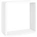 Mensole A Cubo Da Parete 3 Pz Bianche In Mdf - Foto miniatura 6