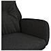 Poltrona Rilassante Nera In Tessuto - Foto miniatura 5