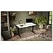 Scrivania con regolazione elettrica dell'altezza MOON LONG 150x80x72-120 nero /bianco - Foto miniatura 2