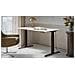 Scrivania con regolazione elettrica dell'altezza MOON LONG 150x80x72-120 nero /bianco - Foto miniatura 3