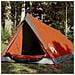 Tenda da Campeggio 2 Persone Grigio e Arancione Impermeabile - Foto miniatura 2