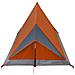 Tenda da Campeggio 2 Persone Grigio e Arancione Impermeabile - Foto miniatura 8