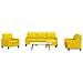 Set di Divani 4 pz con Cuscini giallo in Velluto - Foto miniatura 2
