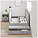 Struttura Letto con Contenitore Grigio Sonoma 90x190 cm - Foto miniatura 4