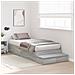 Struttura Letto con Contenitore Grigio Sonoma 90x190 cm - Foto miniatura 5