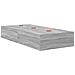 Struttura Letto con Contenitore Grigio Sonoma 90x190 cm - Foto miniatura 7