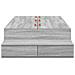 Struttura Letto con Contenitore Grigio Sonoma 90x190 cm - Foto miniatura 8