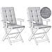 Set Di 2 Cuscini Schiena /seduta Maui Premium Grigio Melange - Foto miniatura 3