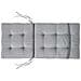 Set Di 2 Cuscini Schiena /seduta Maui Premium Grigio Melange - Foto miniatura 5