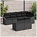 Set da Pranzo per Giardino con cuscino 7 pcs Nero - Foto miniatura 3