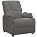 Poltrona Alzapersona Reclinabile Grigio Scuro in Scamosciato - Foto miniatura 4