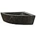 Lavabo ad angolo sospeso Grigio (38-45) x (38-45) x 12 cm - Foto miniatura 1