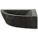 Lavabo ad angolo sospeso Grigio (38-45) x (38-45) x 12 cm - Foto miniatura 4
