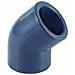 Curva Pvc A 45° Con Filetto Femmina 1 1/2   Pn10 - Foto miniatura 1