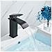 Rubinetto per lavabo da bagno, Blackswan, tipo M52, modello nero opaco, misura 19 cm - Foto miniatura 3