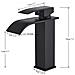 Rubinetto per lavabo da bagno, Blackswan, tipo M52, modello nero opaco, misura 19 cm - Foto miniatura 4