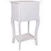 Comodino In Legno Con 2 Cassetti Bianchi 38x31,5x71. - Foto miniatura 6