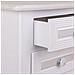 Comodino In Legno Con 2 Cassetti Bianchi 38x31,5x71. - Foto miniatura 7