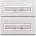 Comodino In Legno Con 2 Cassetti Bianchi 38x31,5x71. - Foto miniatura 8