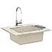 Lavello Beige 530 x 460 mm 80% Quarzo e 20% Resina - Foto miniatura 2
