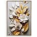 Stampa Su Tela Fiori 72-multicolore-legno-42x3,5x62 Cm - Foto miniatura 1