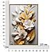 Stampa Su Tela Fiori 72-multicolore-legno-42x3,5x62 Cm - Foto miniatura 6
