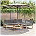 Set Divani Pallet Giardino 4pz Cuscini Legno Massello Acacia - Foto miniatura 2