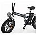 Bici E-bike 20'' Fat Bike Spark P5 Bicicletta Pieghevole In Alluminio Batteria Samsung 48v 14ah Motore Bafang 250w 80nm - Antracite - Foto miniatura 3