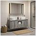 Set di Armadi da Bagno 4 pcs Sonoma grigio Legno ingegnerizzato - Foto miniatura 2
