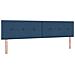 Letto box spring con materasso Blu 200 x 200 cm Tessuto - Foto miniatura 5