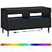Mobile TV LED Nero Legno ingegnerizzato - Foto miniatura 3